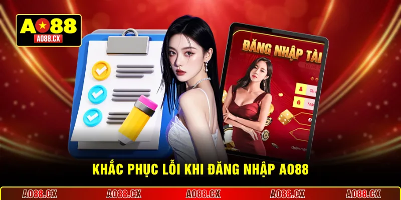 Khắc phục lỗi khi đăng nhập AO88